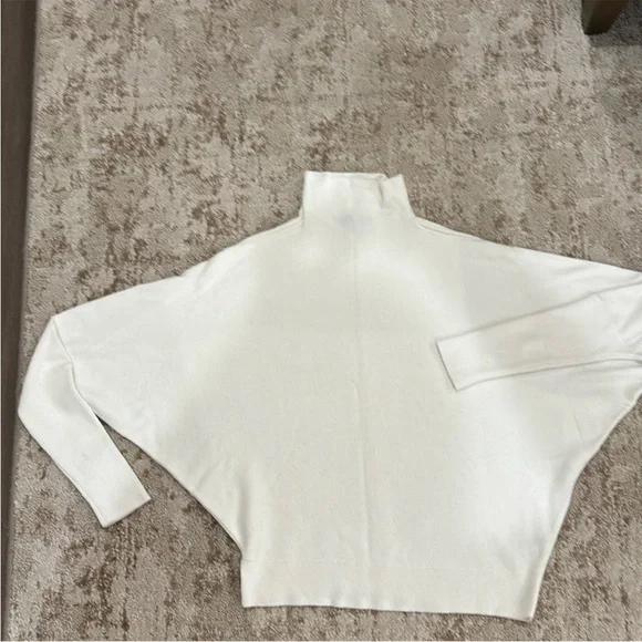 French Connection Cream Turtleneck Sweater - Picture 1 of 4
